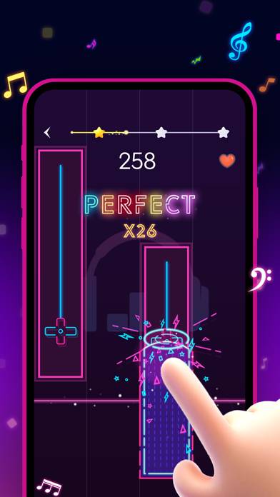 Beat Piano Dance:music game game screenshot