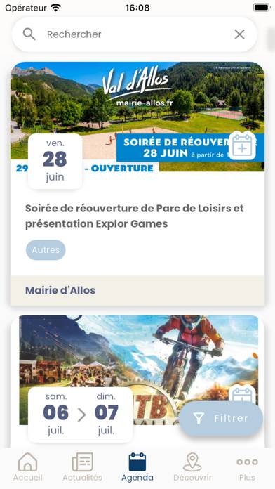 Mairie d'Allos Capture d'écran de l'application