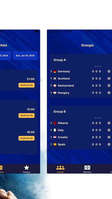 Football Euro Match Captura de pantalla de la aplicación #2