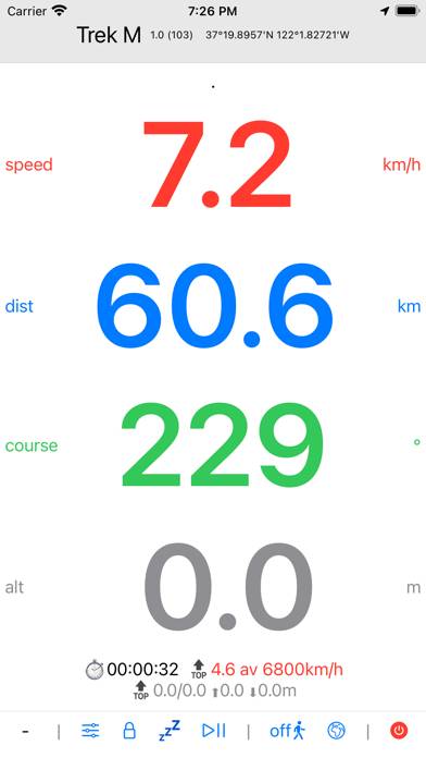 Trek M Capture d'écran de l'application
