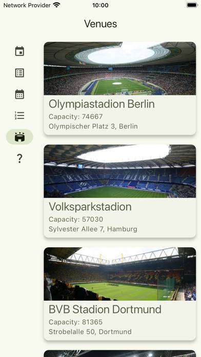 Fußball EM 2024 Ergebnisse App-Screenshot