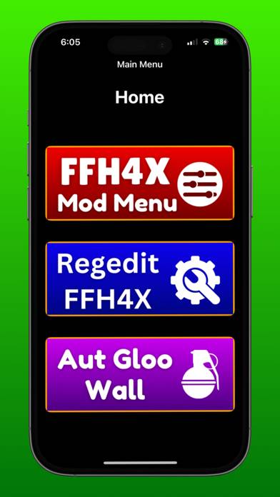FFH4X Sensi Regedit immagine dello schermo