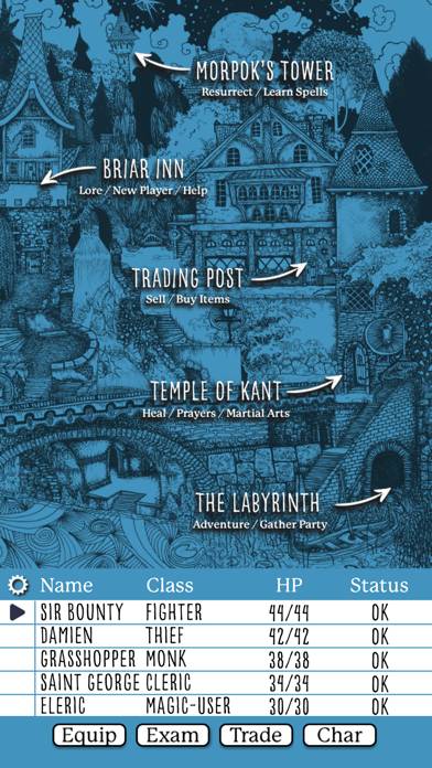 Moldvay's Labyrinth game screenshot