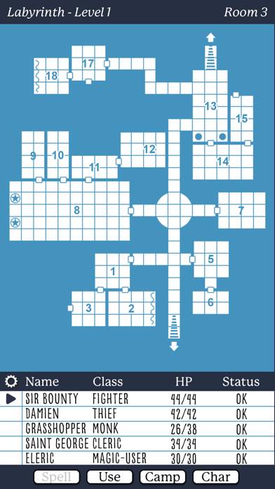 Moldvay's Labyrinth game screenshot