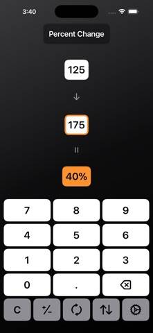 Delta Calc skärmdump