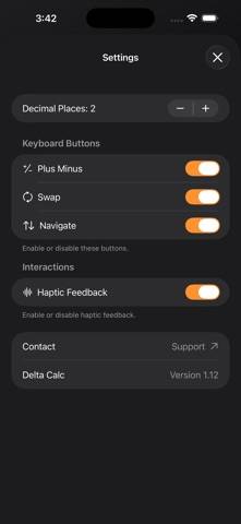 Delta Calc App skärmdump