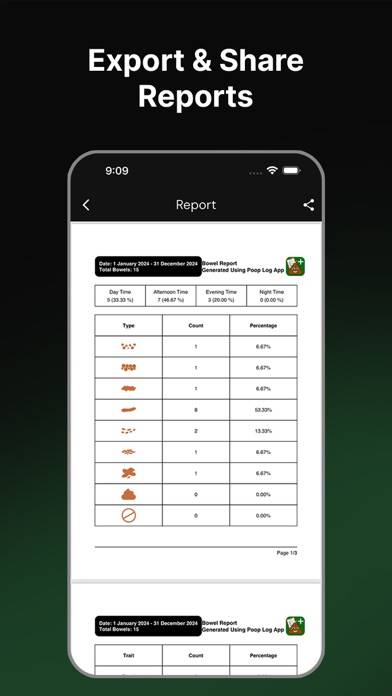 Bowel Movement Tracker PoopLog Captura de pantalla de la aplicación #5