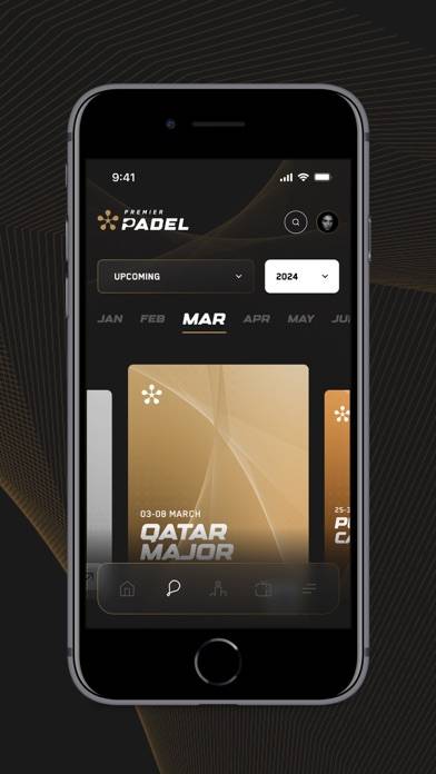 Premier Padel Official App Captura de pantalla de la aplicación #2