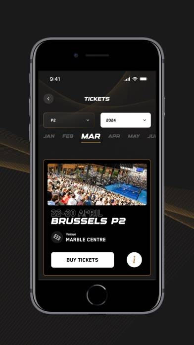Premier Padel Official App Schermata dell'app #4