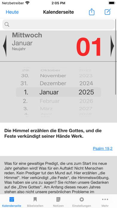 Neukirchener Kalender 2025 App screenshot #3