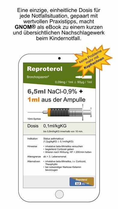 GNOM beim Kindernotfall App-Screenshot