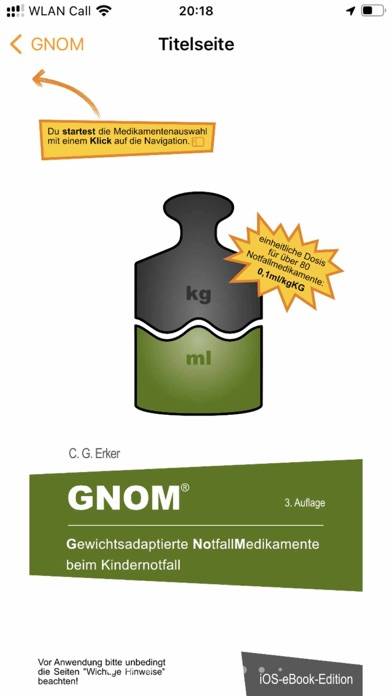 GNOM beim Kindernotfall App-Screenshot