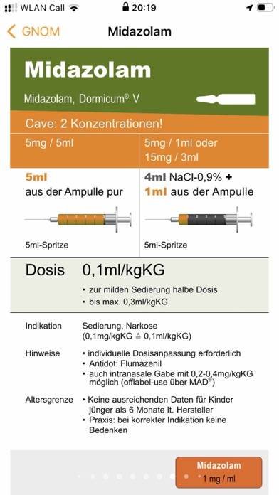 GNOM beim Kindernotfall App-Screenshot