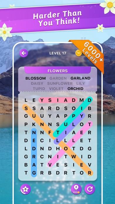 Peace Word Search game screenshot