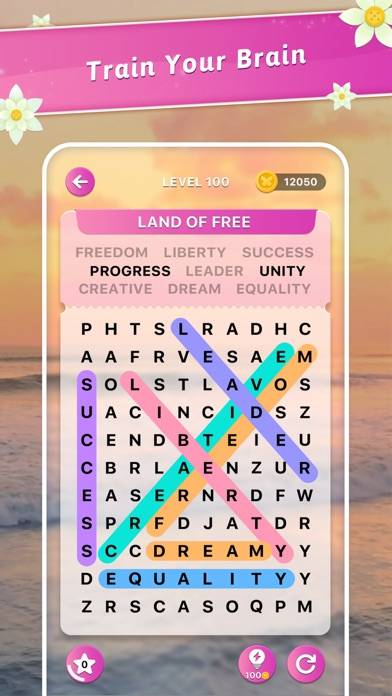 Peace Word Search game screenshot