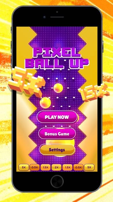 Pixel-Ball Up Captura de pantalla de la aplicación #1