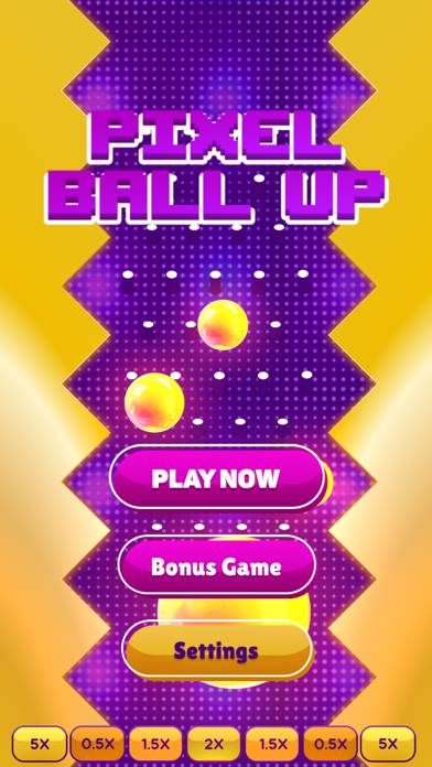 Pixel-Ball Up Captura de pantalla de la aplicación #5