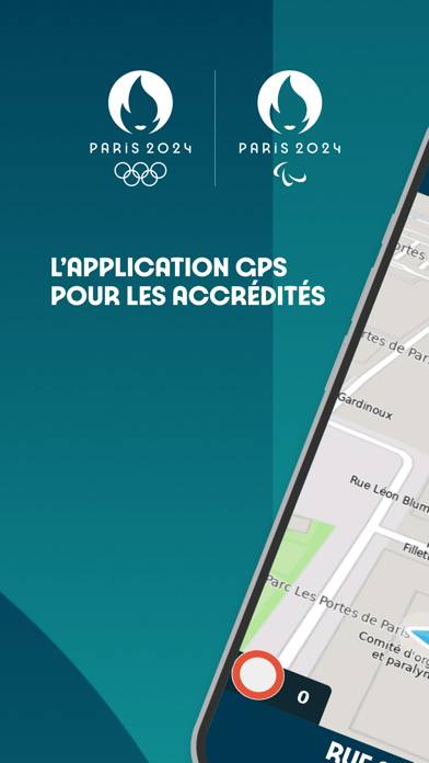 Paris 2024 GPS Accred. screenshot