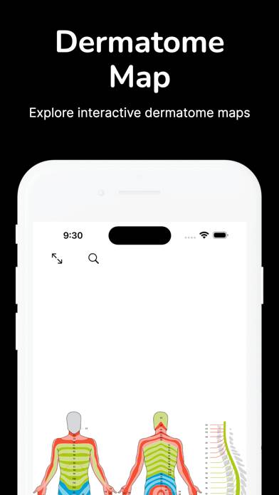 Dermatome Map and Tuning Fork screenshot