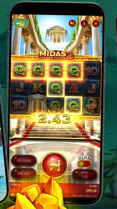Cresus Casino Kingdom of Gold Capture d'écran de l'application #4