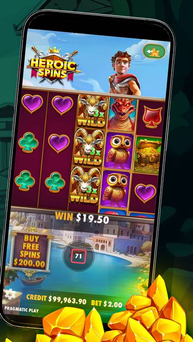 Cresus Casino Kingdom of Gold Capture d'écran de l'application #6
