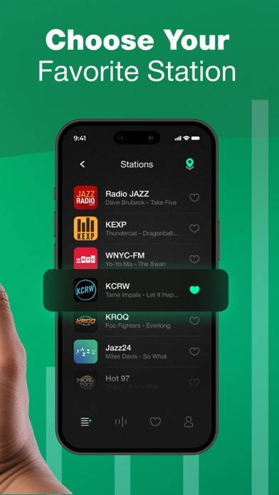 Radio App: Simple Fm Tuner Captura de pantalla de la aplicación