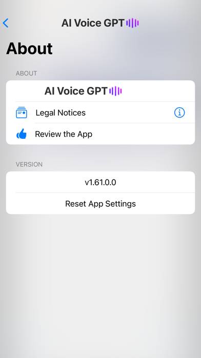 AI Voice GPT skärmdump