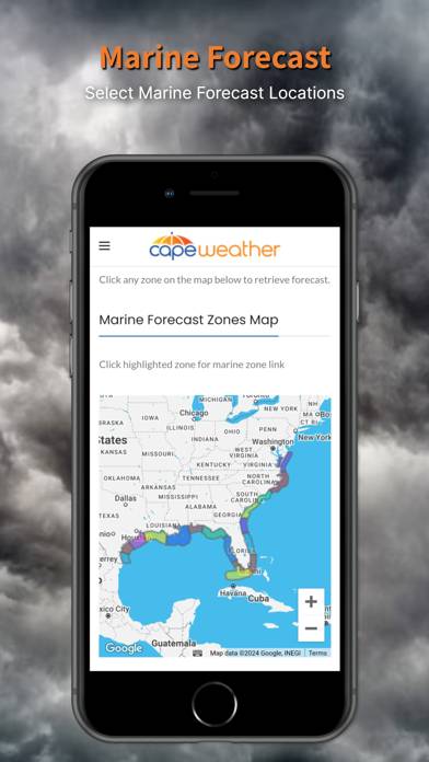 Cape Weather App screenshot