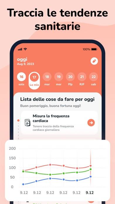Heart Rate Schermata dell'app
