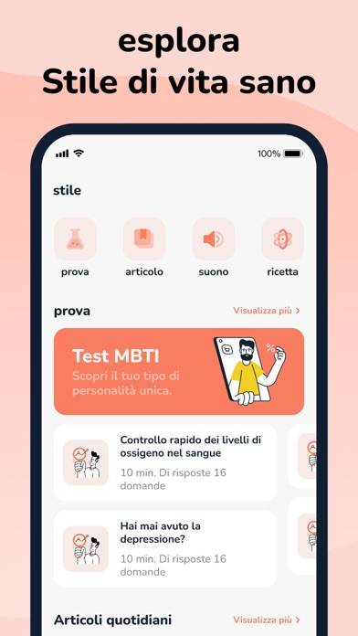Heart Rate Schermata dell'app