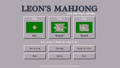 Leon's Mahjong capture d'écran du jeu