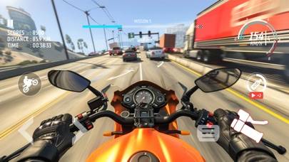 Traffic Bike: Driving City 3D immagine dello schermo