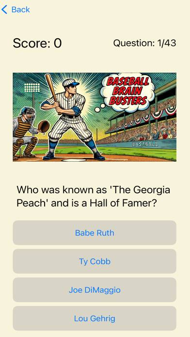 Baseball Brain Busters App screenshot #2