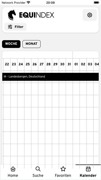 Equindex App-Screenshot