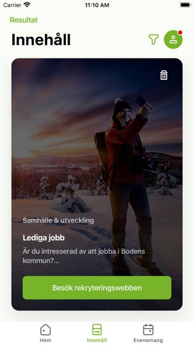 Mitt Boden App screenshot