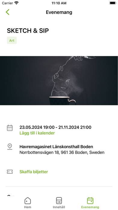 Mitt Boden App screenshot