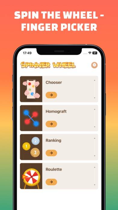 Spin the Wheel: Finger Chooser screenshot