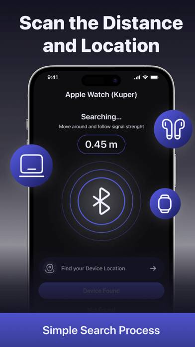 Bluetooth Finder. Lost Scanner App screenshot #2