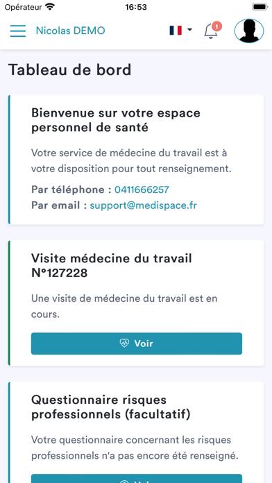 Passeport Santé capture d'écran