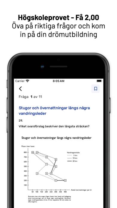 Högskoleprovet - Få 2.00 skärmdump