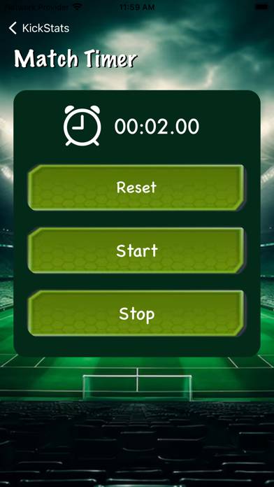 KickStats App screenshot
