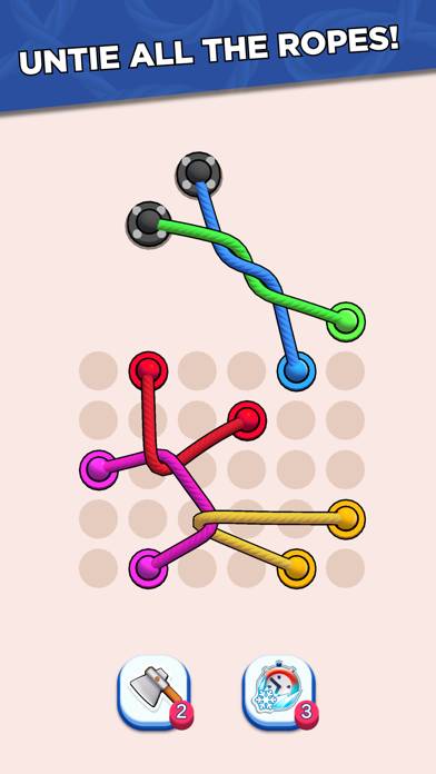 Twisted Ropes: Untangle 3D schermata del gioco