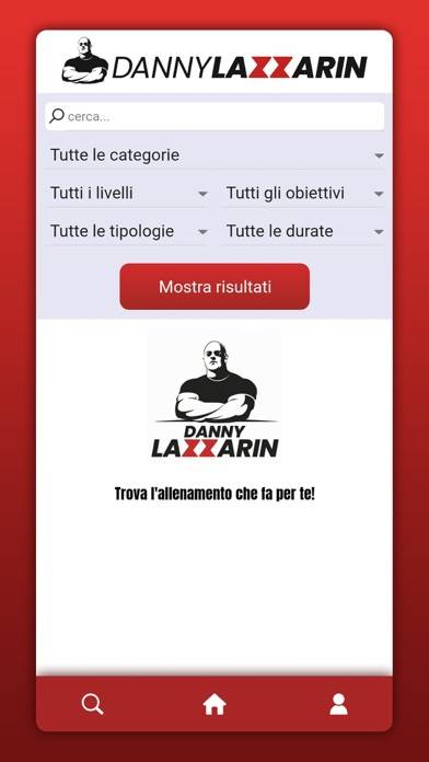 Danny Lazzarin Schermata dell'app