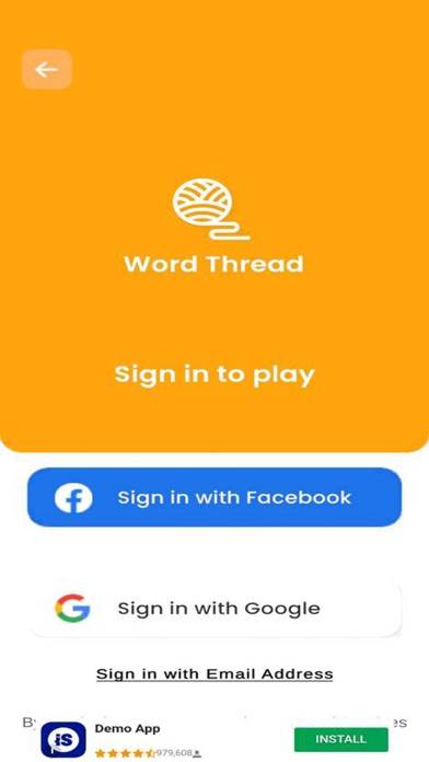 Word Thread screenshot