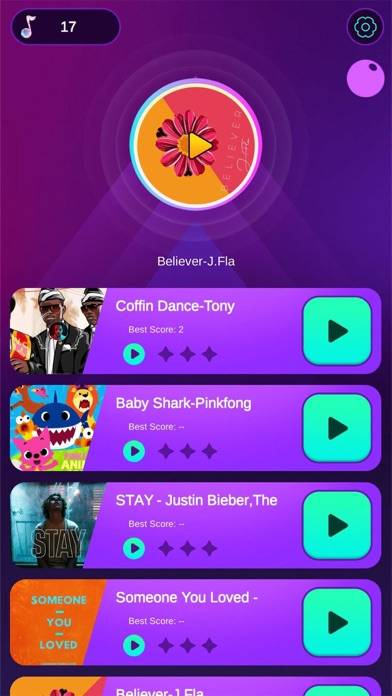 Hop Ball 3D: EDM Music Tiles App skärmdump #1