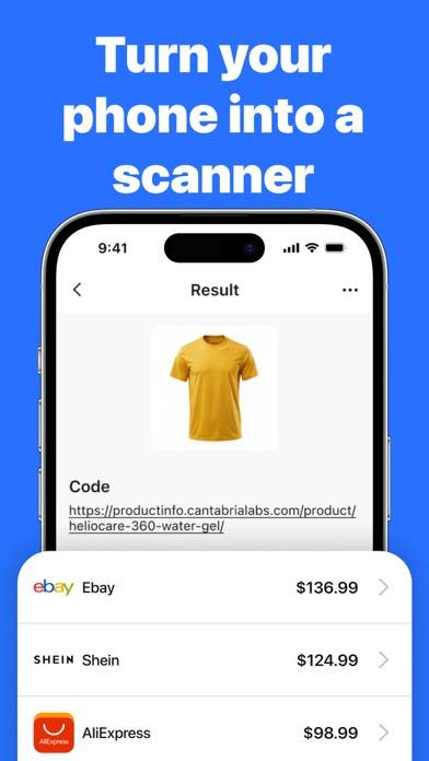 QR Code Reader Schermata dell'app #2