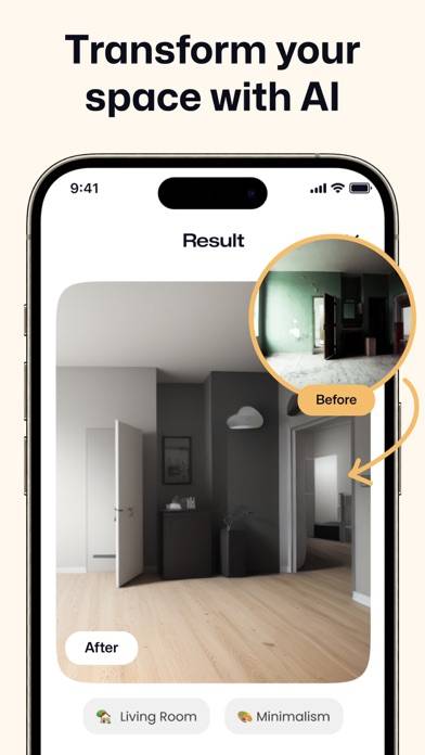 AI Room Interior Design & Home Schermata dell'app #2