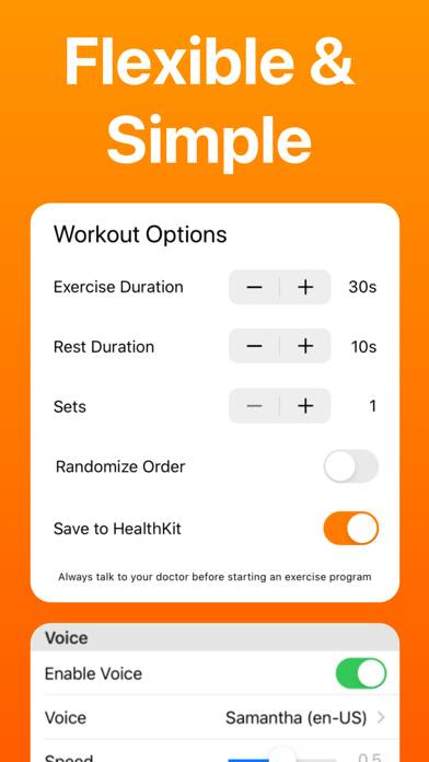 7 Minute Workout App-Screenshot