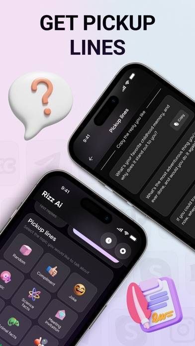 Rizz App: AI Text Assistant App screenshot