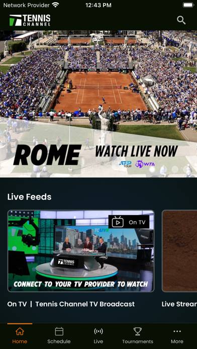 Tennis Channel plus App screenshot #1